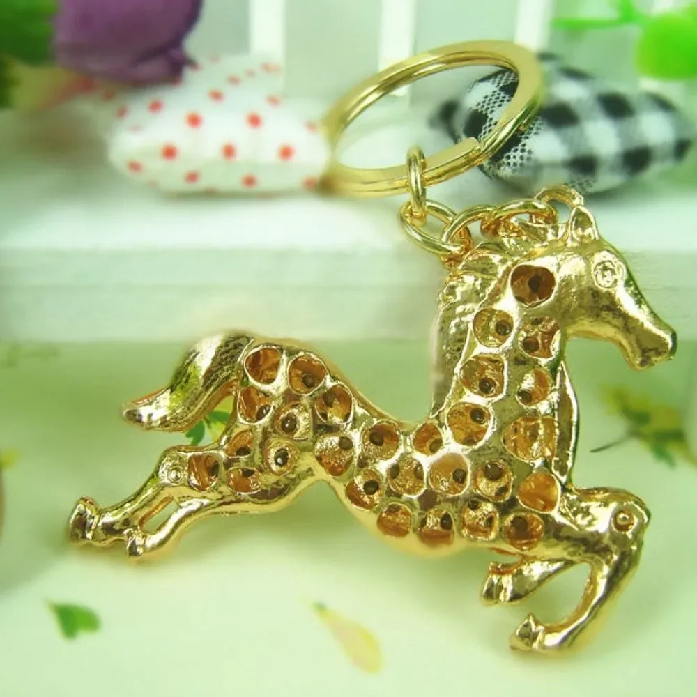 Horse Keyring Cute Rhinestone 4 for $20